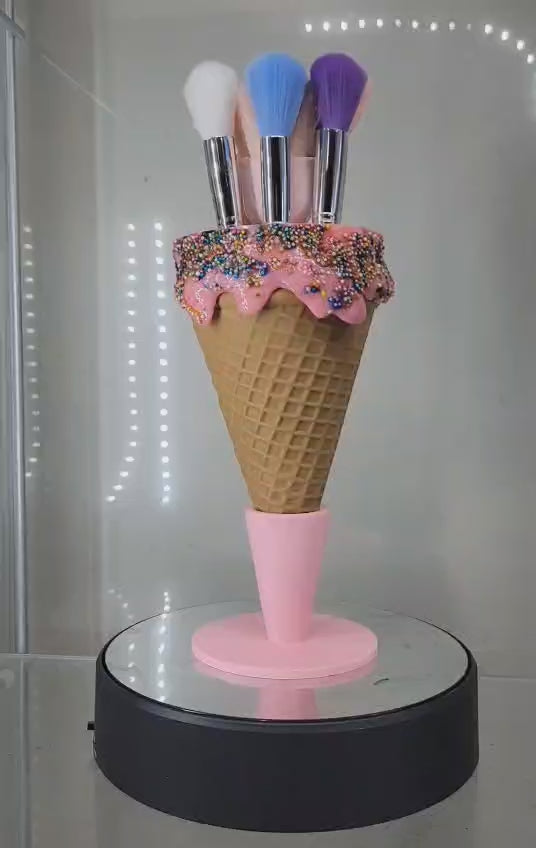 Sprinkles Ice Cream Brush Holder 3D printed
