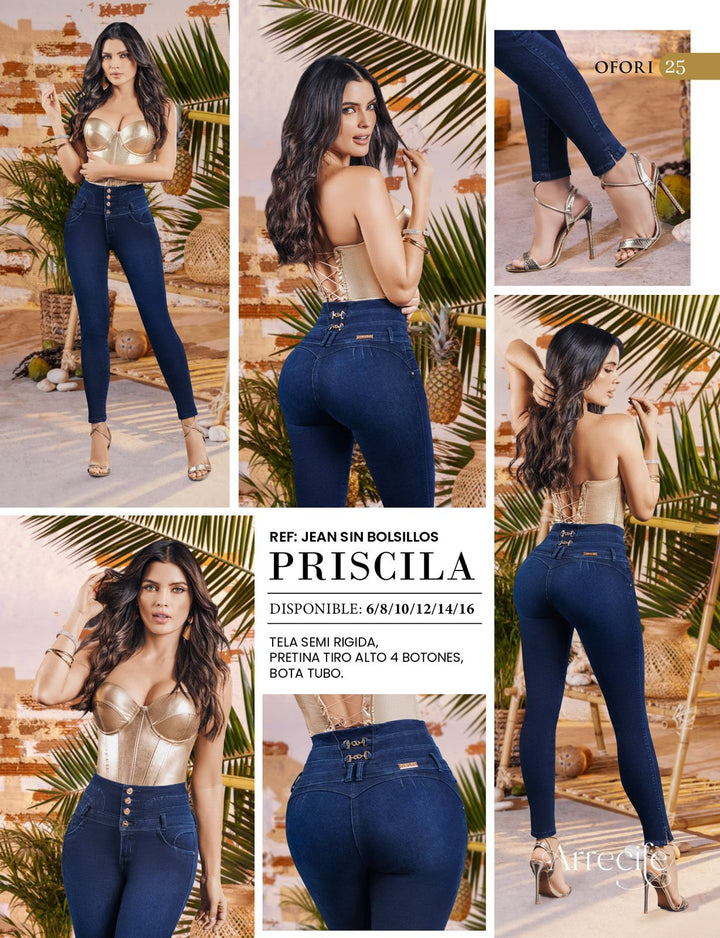 Priscila 100% Authentic Colombian Push Up Jeans - JDColFashion