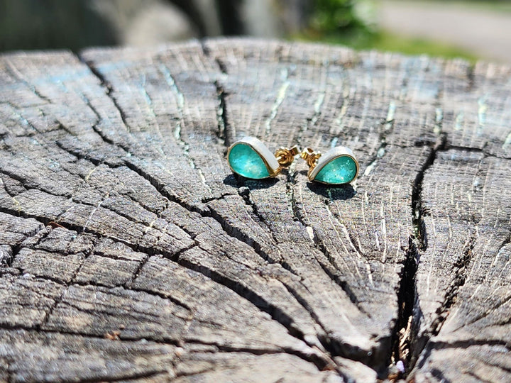 2.41 Carat Naturally Mined Untreated Colombian Emerald Earrings 18k GOLD ICG CER - JDColFashion