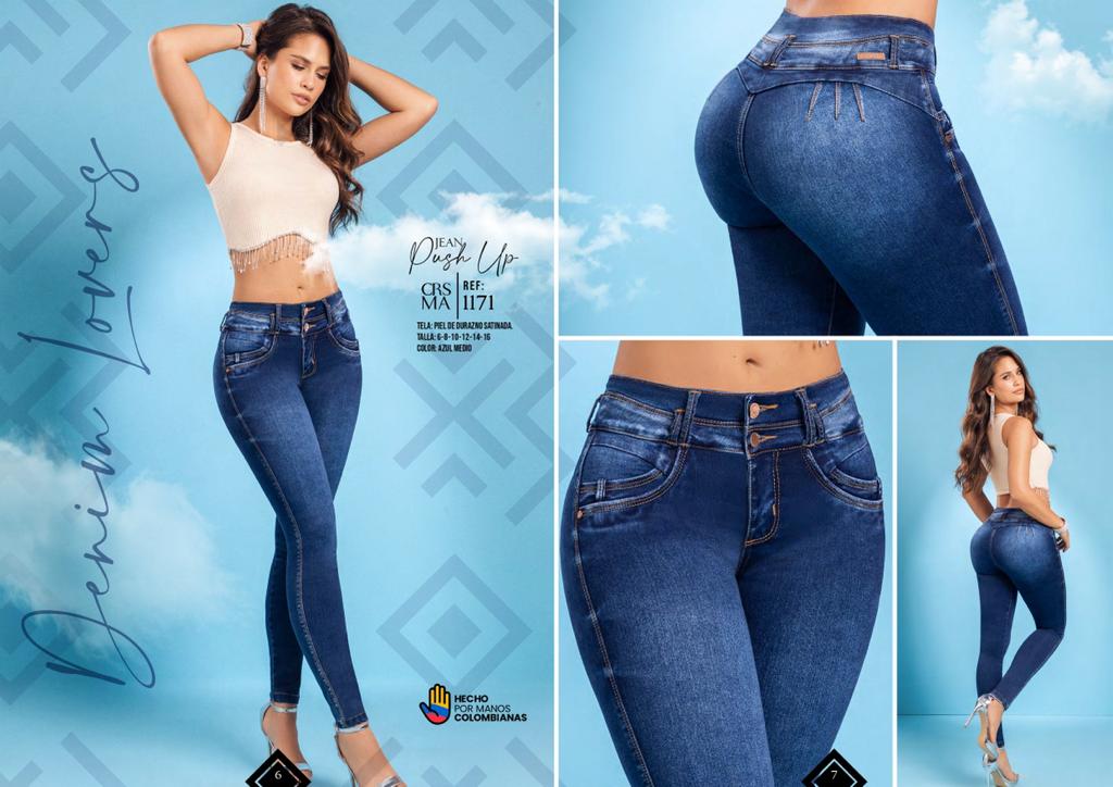 1004 100% Authentic Colombian Push Up Jeans