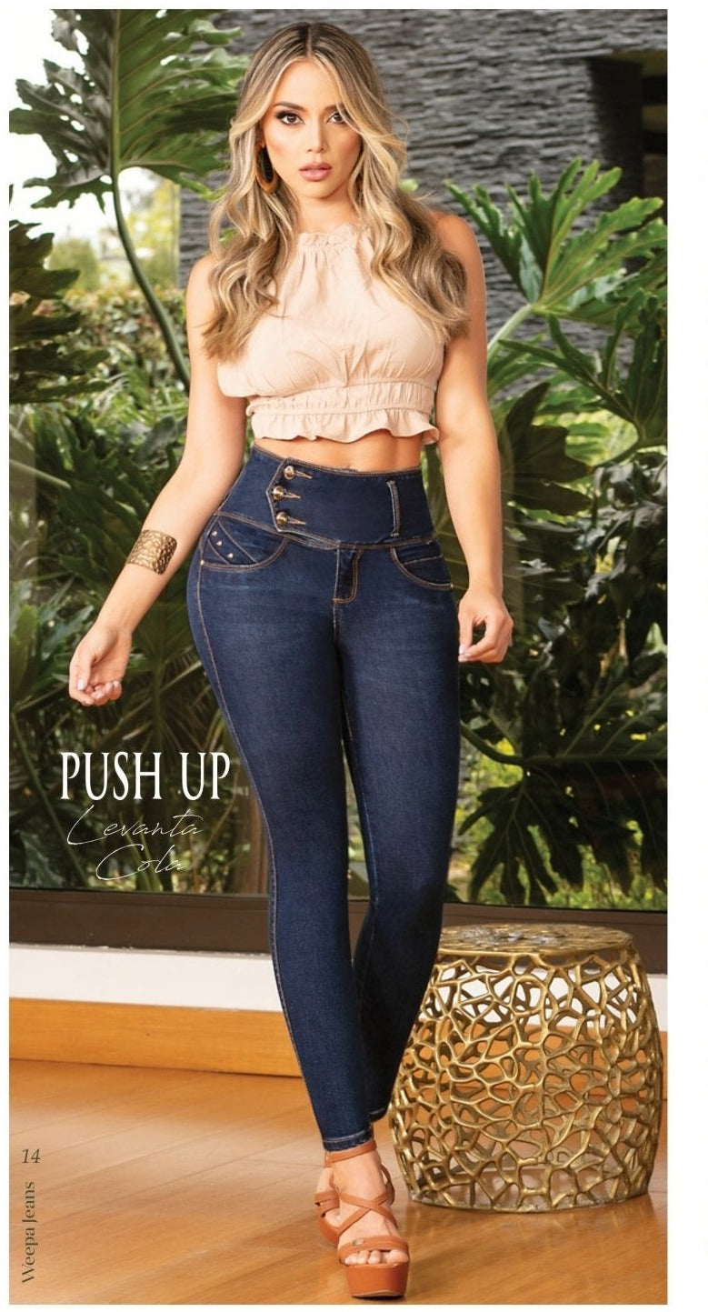 W-198 100% Authentic Colombian Push Up Jeans – JDColFashion