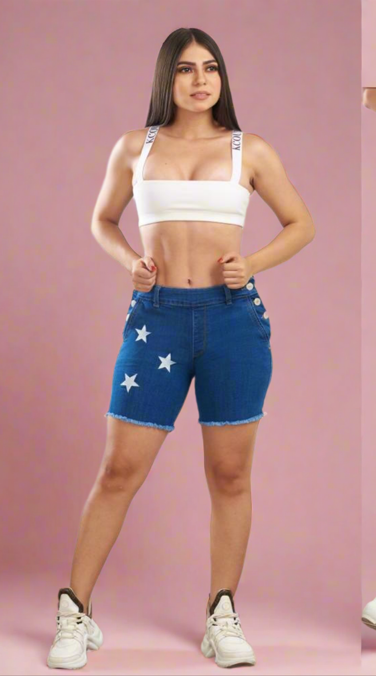 7142 100%  Authentic Colombian  Push Up Short