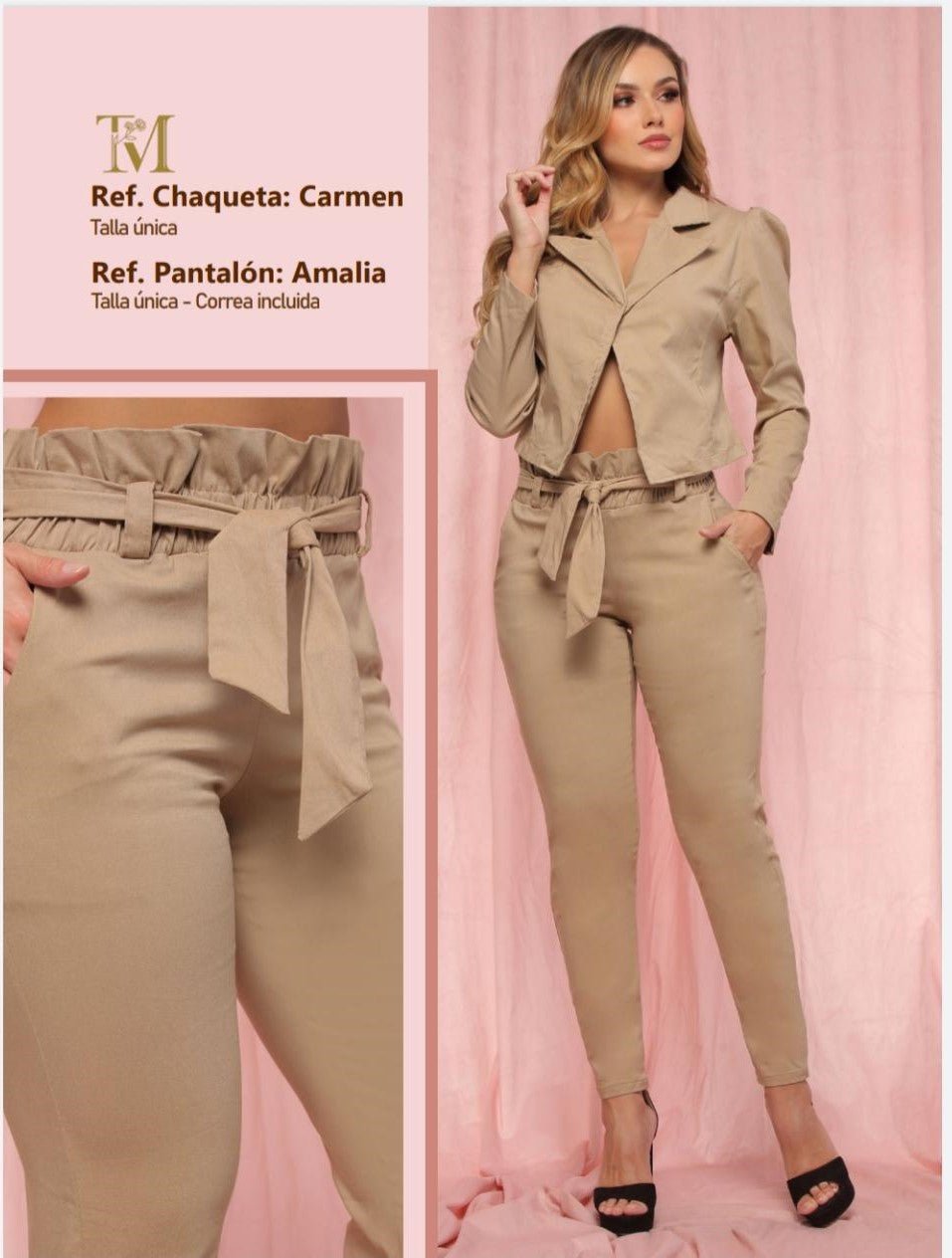 Amalia 100% Authentic Colombian Push Up Pants