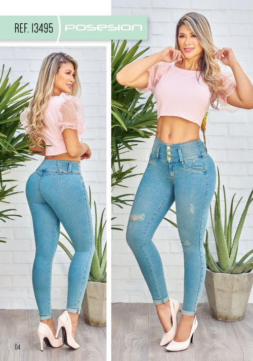 13495 100% Authentic Colombian Push Up Jeans - JDColFashion