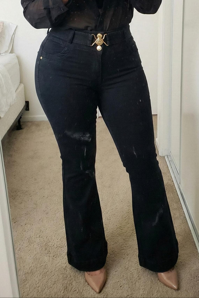 Melia 100% Authentic Colombian Push Up FLARE Jeans