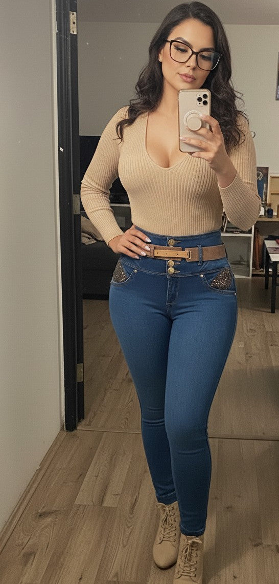 Baklava 100% Authentic Colombian Push Up Jeans