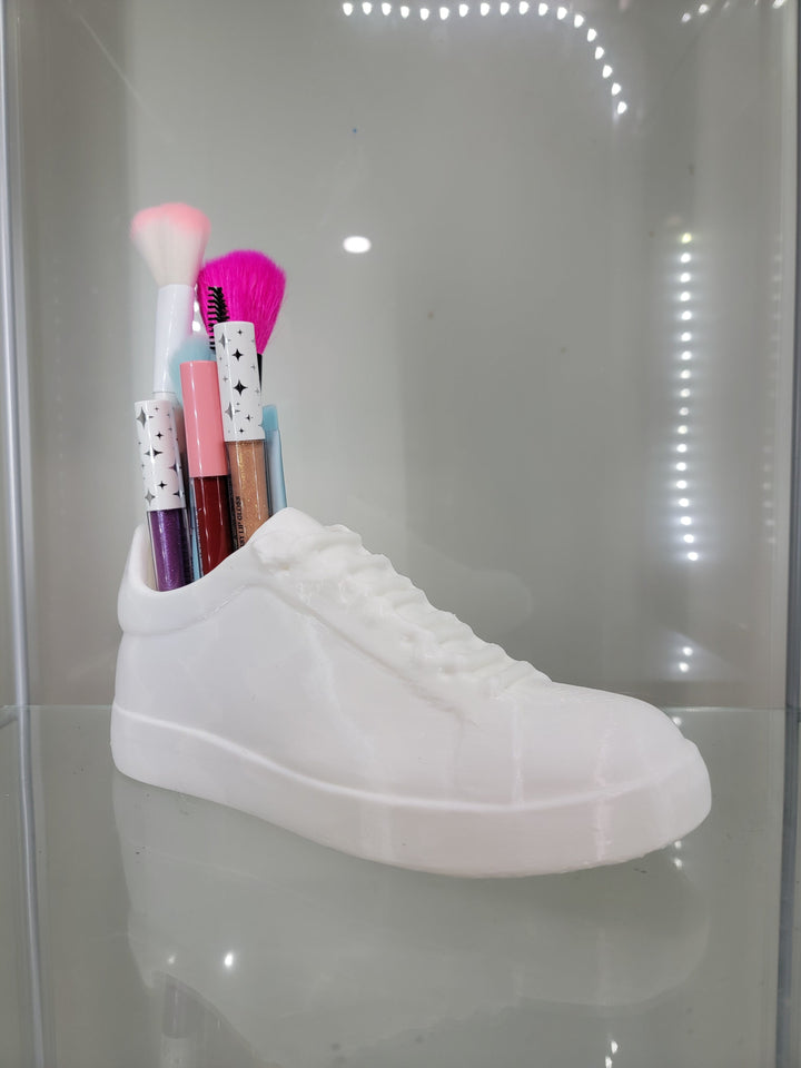 Summer Sneaker Vanity & Home Decor Makeup Organizer and Brush Holder