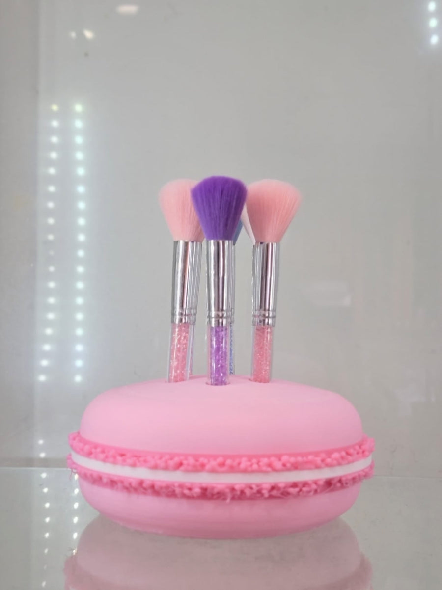 3D Printed Adorable Pink Macaron Brush Organizer - JDColFashion