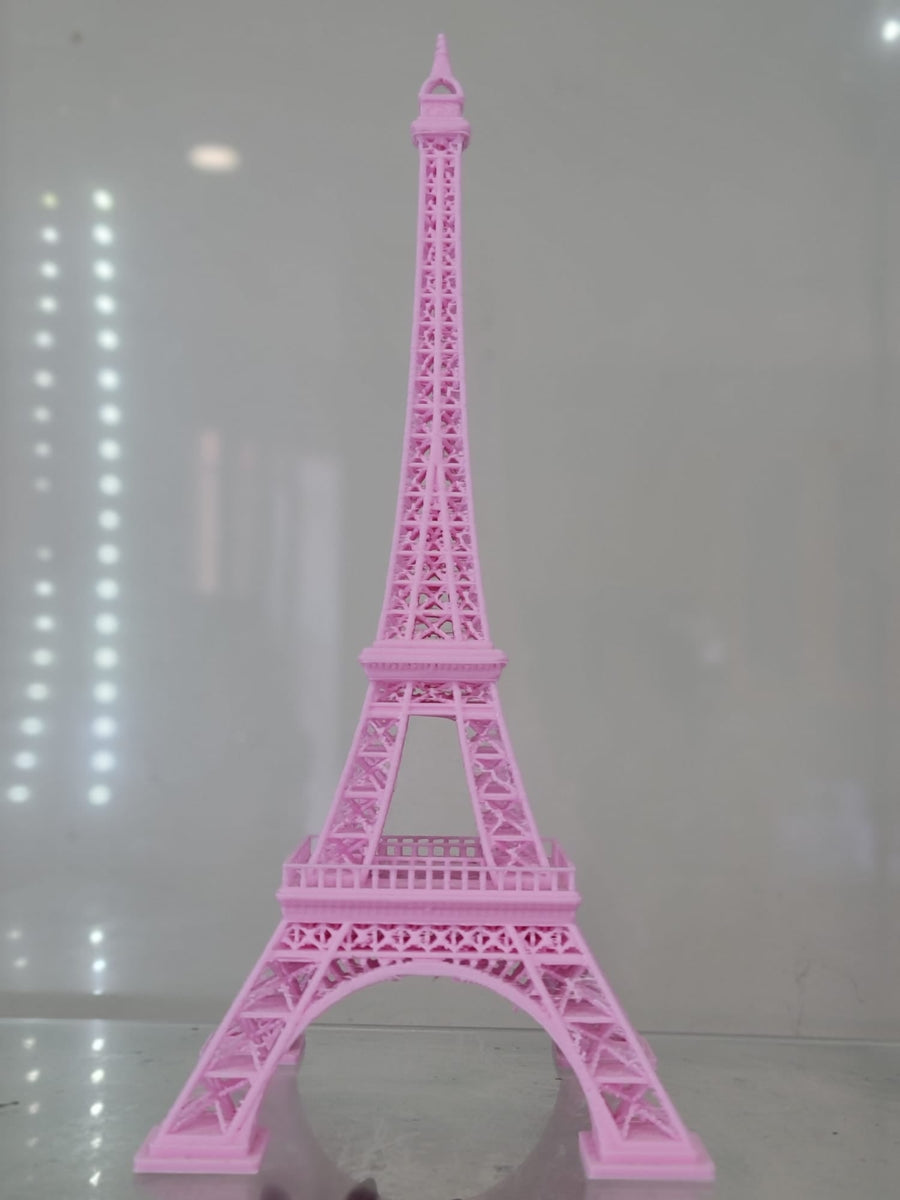 3D Printed Pink Eiffel Tower - Charming Parisian Decoration - JDColFashion