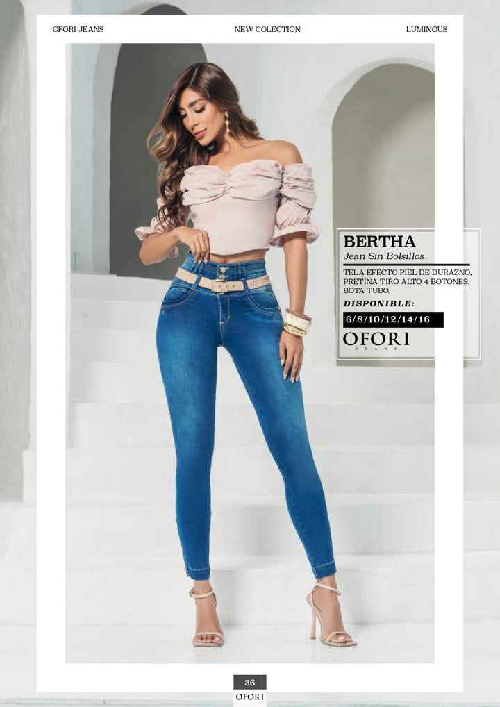 Bertha 100% Authentic Colombian Push Up Jeans