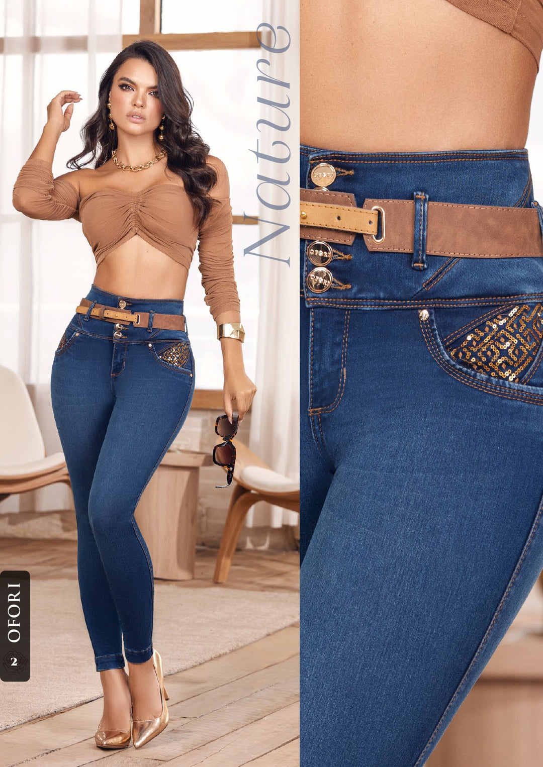 Baklava 100% Authentic Colombian Push Up Jeans