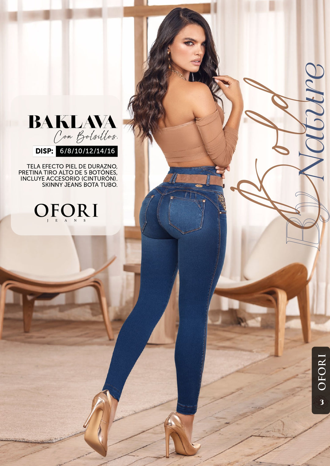 Baklava 100% Authentic Colombian Push Up Jeans