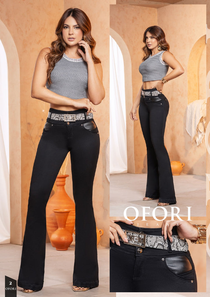 Rebecca 100% Authentic Colombian Push Up FLARE Jeans