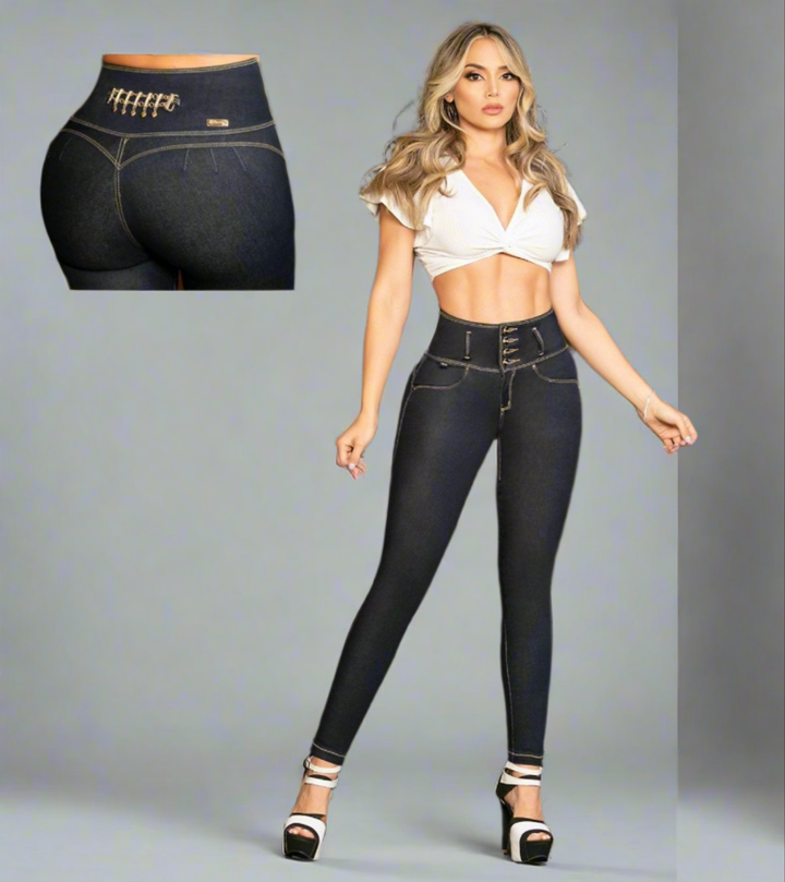 W-207 100%  Authentic Colombian Push Up Jeans