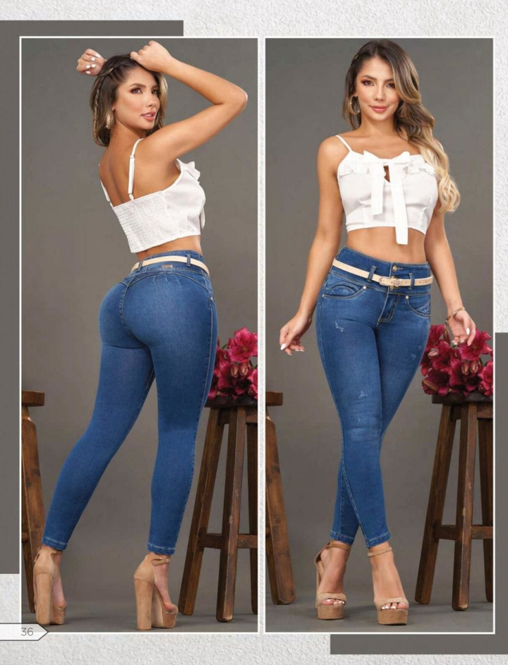W-156 100%  Authentic Colombian Push Up Jeans