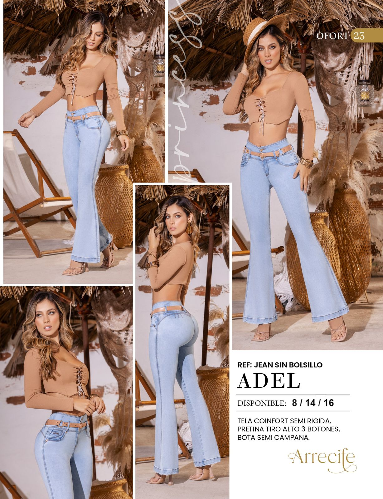 Adel 100 Authentic Colombian Push Up Jeans