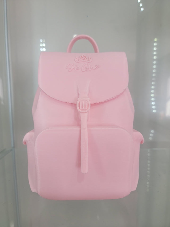 Adorable Pink Backpack Makeup Brush Holder - Stylish Organizer for Glam Lovers - JDColFashion