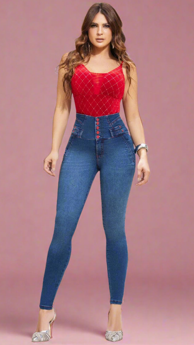 1500 100% High-Waist Authentic Colombian Push Up Jeans
