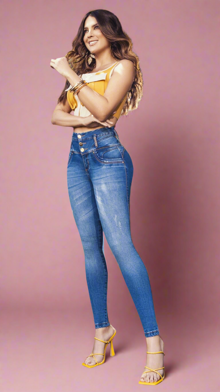 Jazmin 100% Authentic Colombian Push Up Jeans