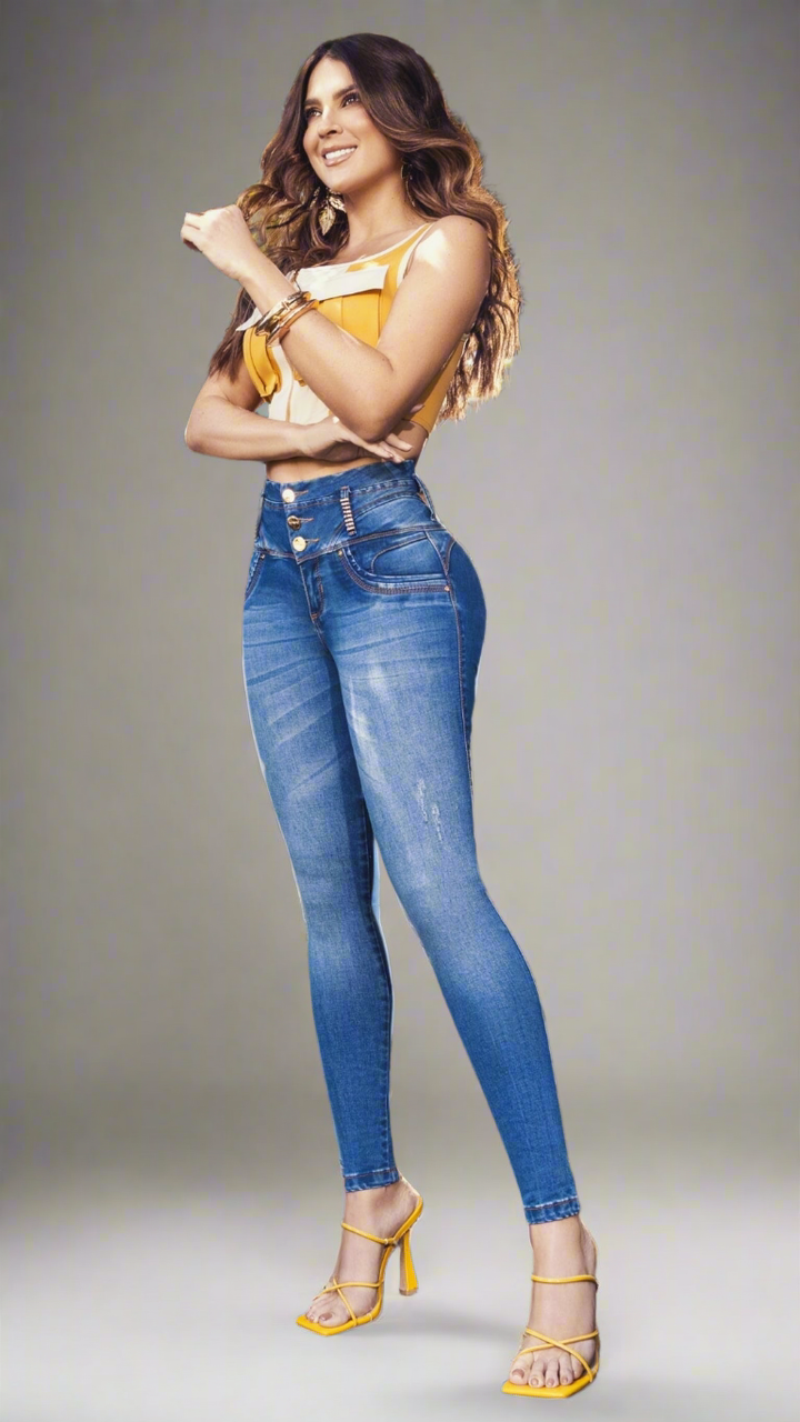 Jazmin 100% Authentic Colombian Push Up Jeans