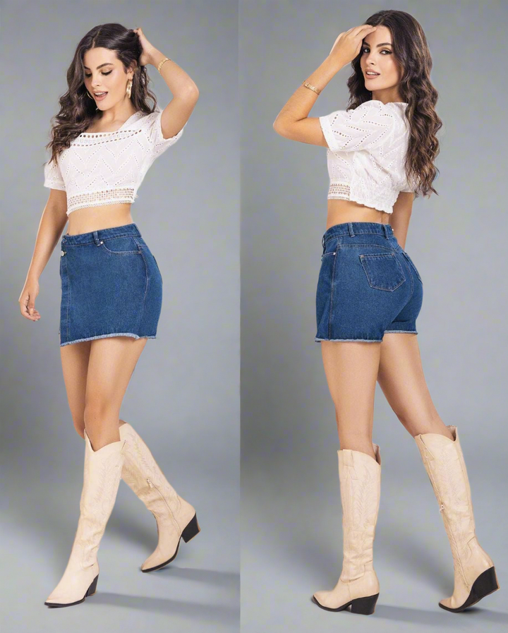 Lupita Short 100% Authentic Colombian Push Up SKORT