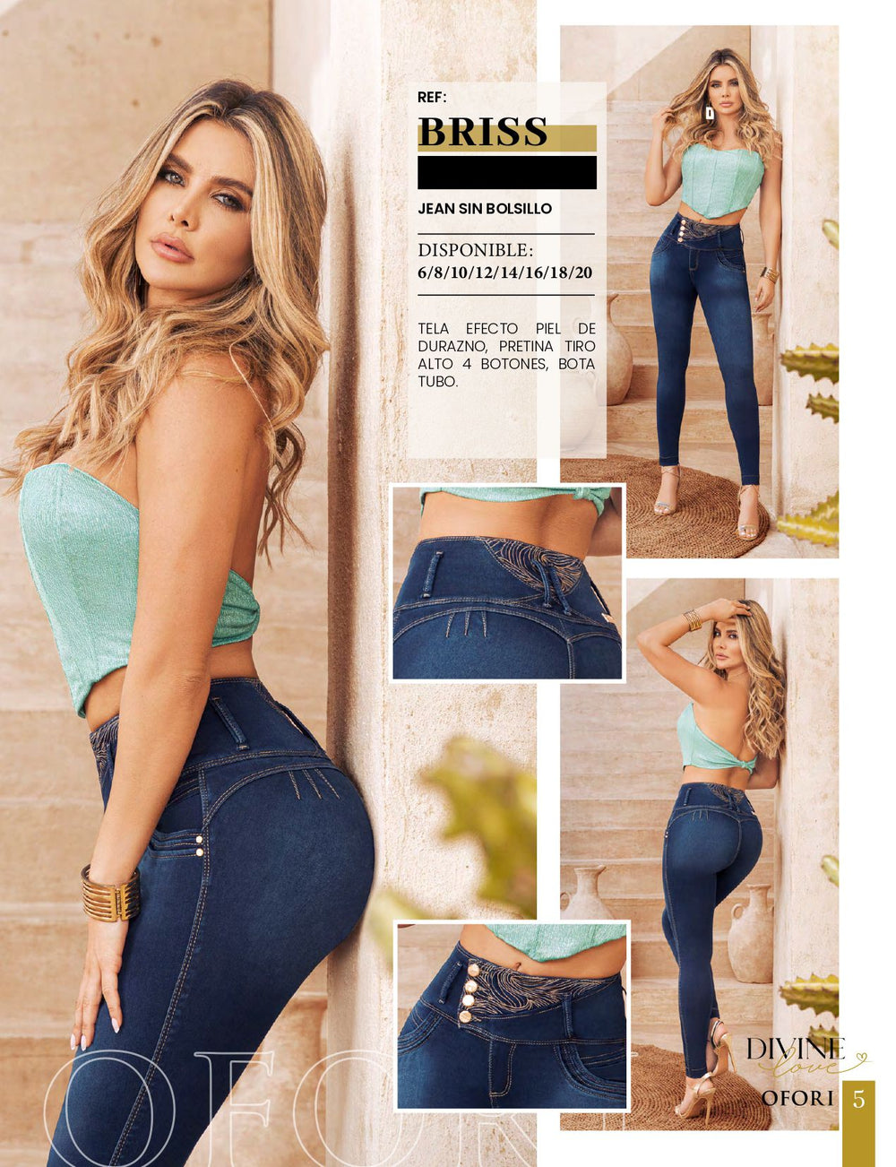 Briss 100% Authentic Colombian Push Up Jeans - JDColFashion