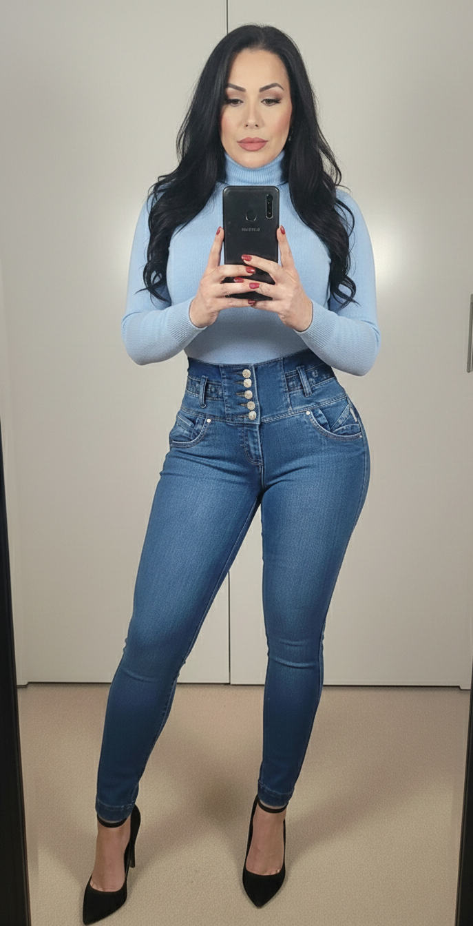 Angie 100% Authentic Colombian Push Up Jeans