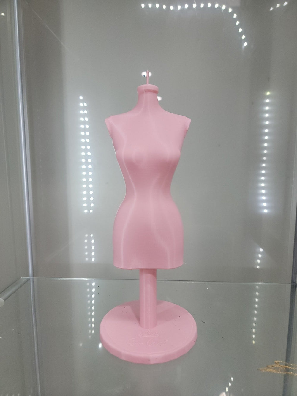 Elegant Pink Mannequin Jewelry Stand - Perfect for Displaying Necklaces & Accessories - JDColFashion