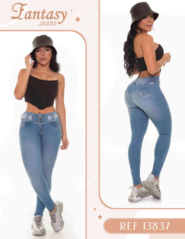 Fantasy Jeans 13837 100% Authentic Colombian Push Up Jeans - JDColFashion