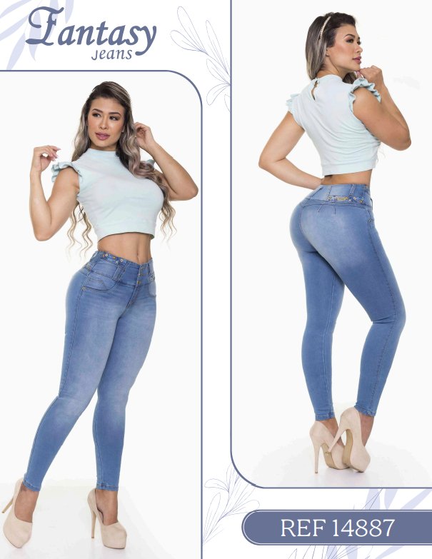 Fantasy Jeans 14887 100% Authentic Colombian Push Up Jeans - JDColFashion