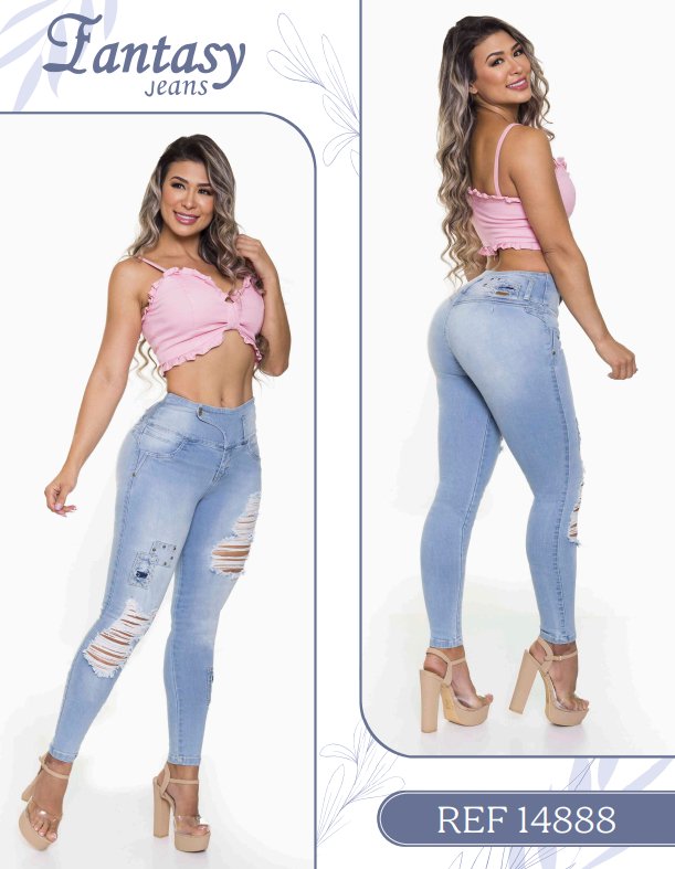 Fantasy Jeans 14888 100% Authentic Colombian Push Up Jeans - JDColFashion