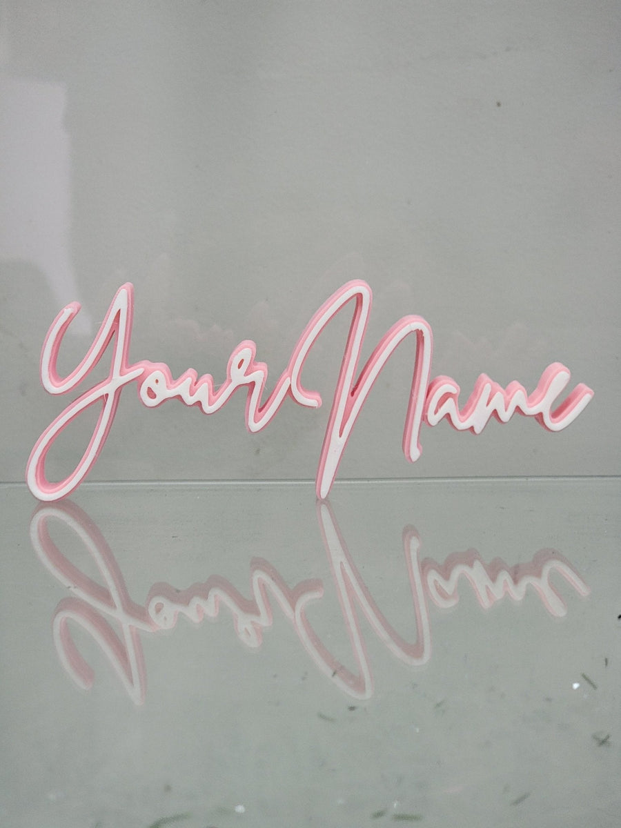 Free Gift Custom 3D - Printed Name Sign with Every Order - JDColFashion