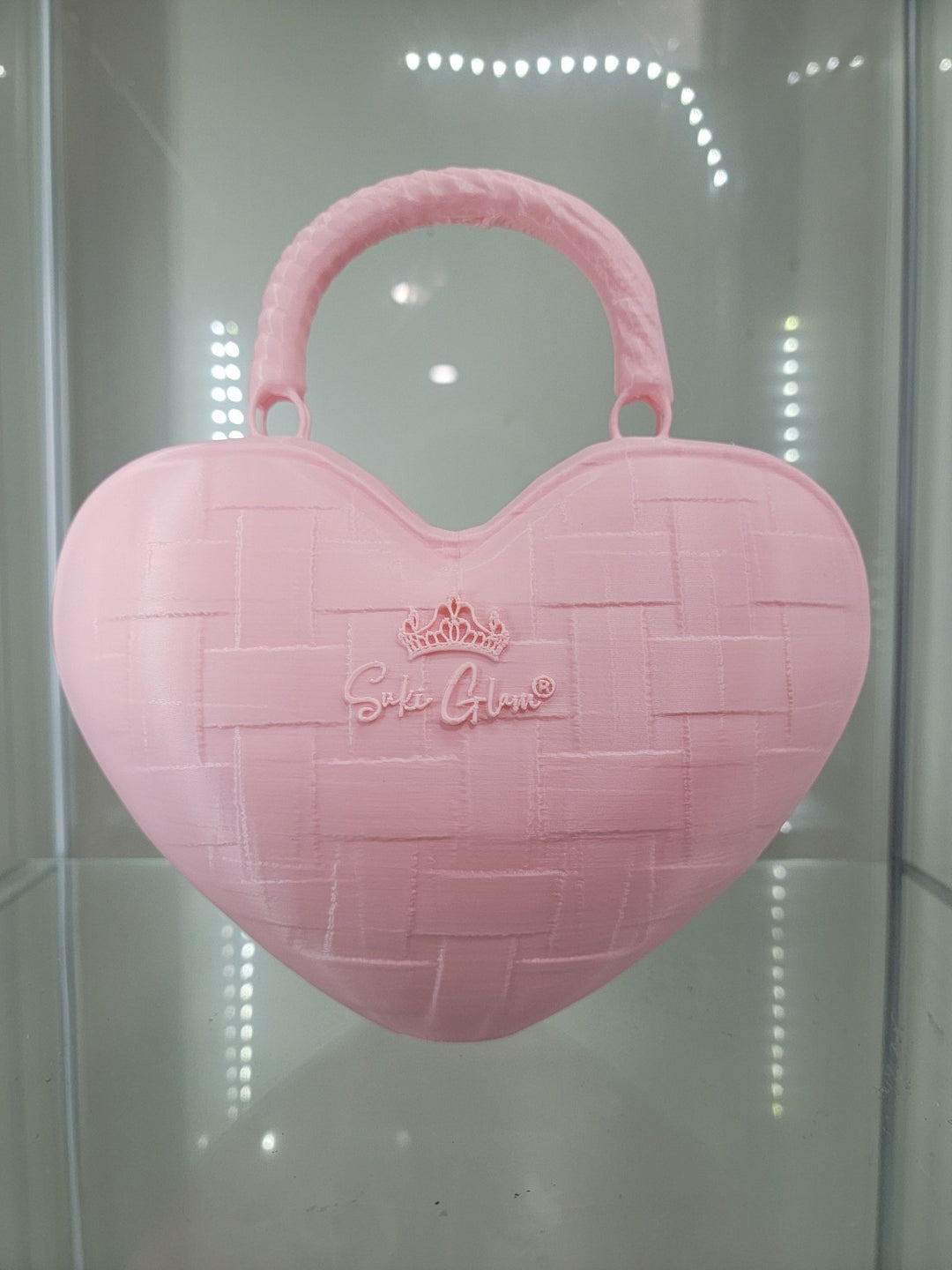 Heart - Shaped Pink Makeup Brush Holder - SukiGlam Vanity Essential - JDColFashion