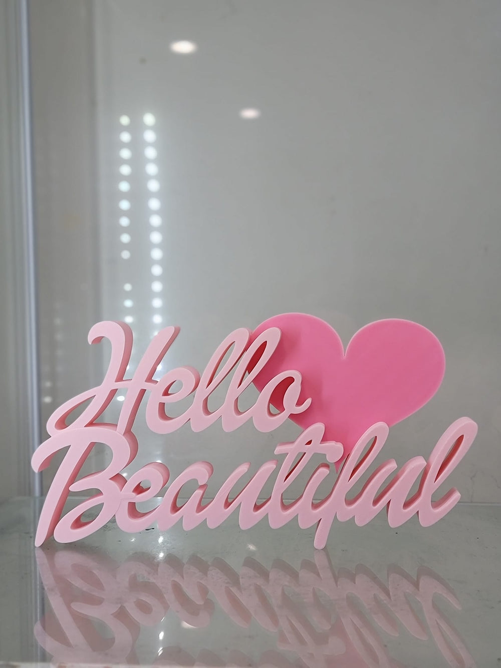 Hello Beautiful sign - JDColFashion