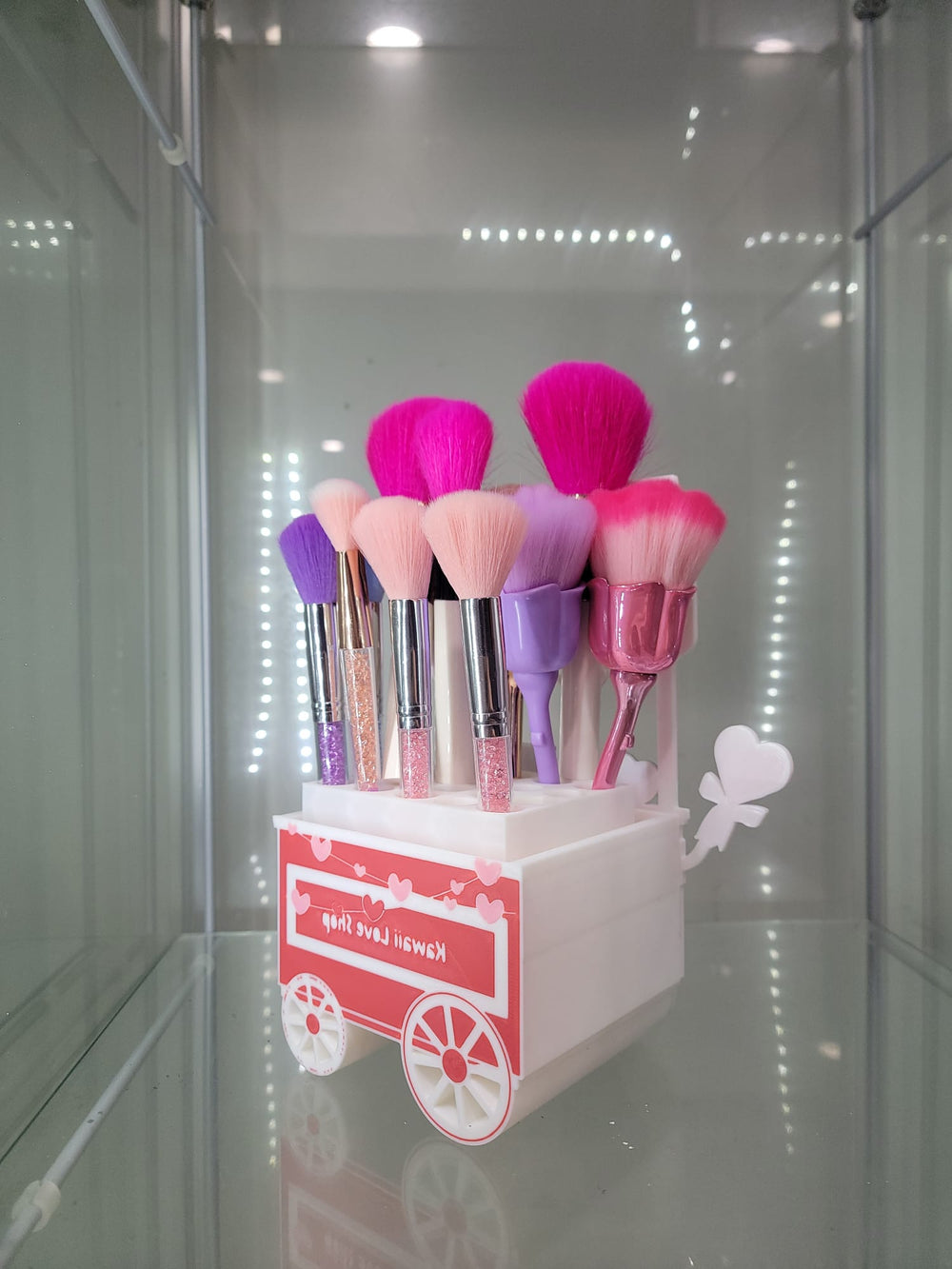 Kawaii Love Shop Cart – 3D Printed Makeup & Accessory Holder - JDColFashion