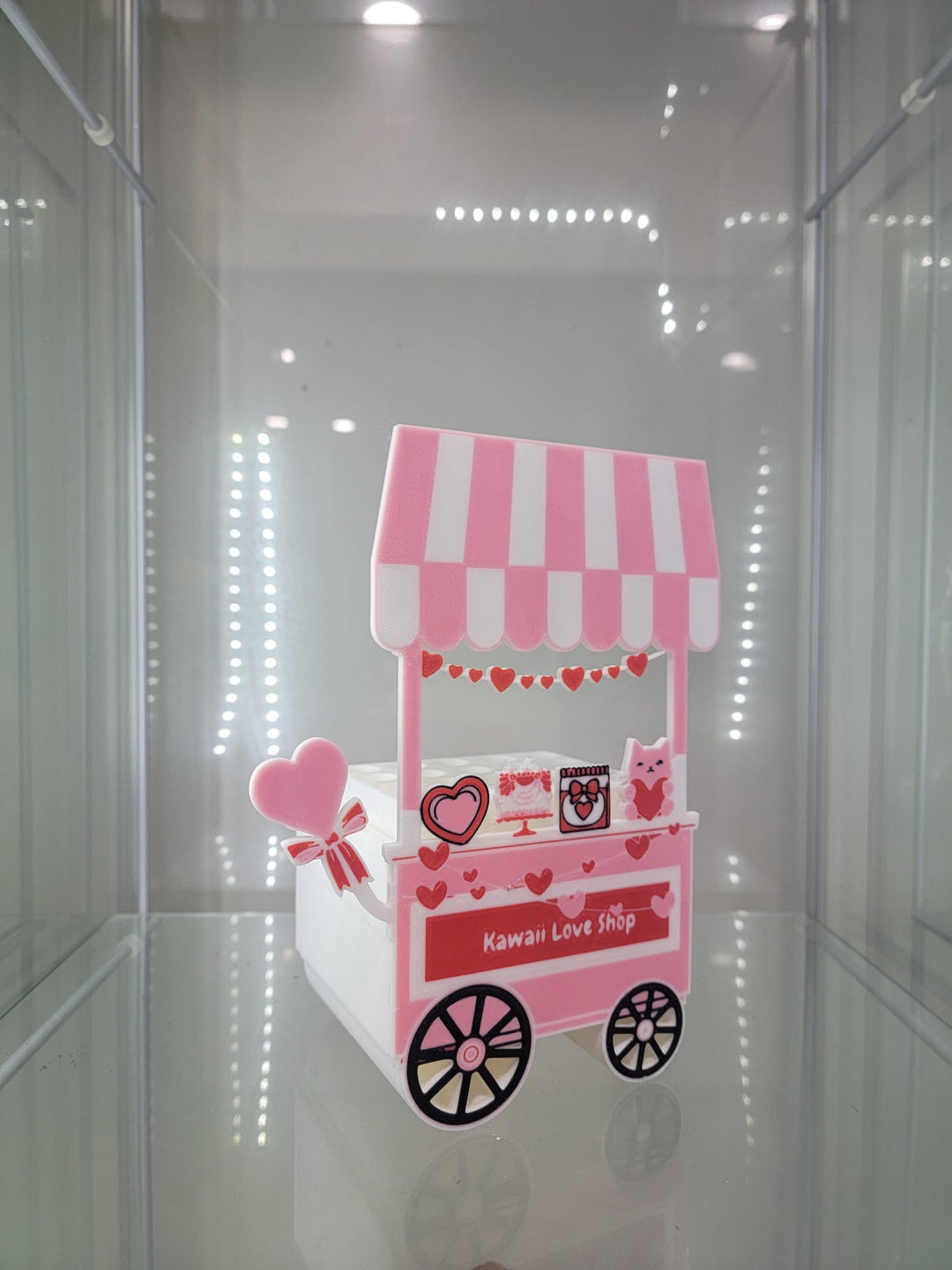 Kawaii Love Shop Cart – 3D Printed Makeup & Accessory Holder - JDColFashion