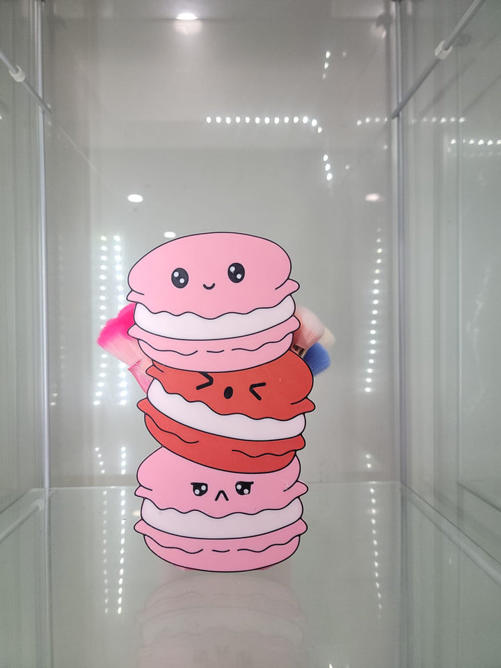 Kawaii Macaron Stack Brush Holder - JDColFashion