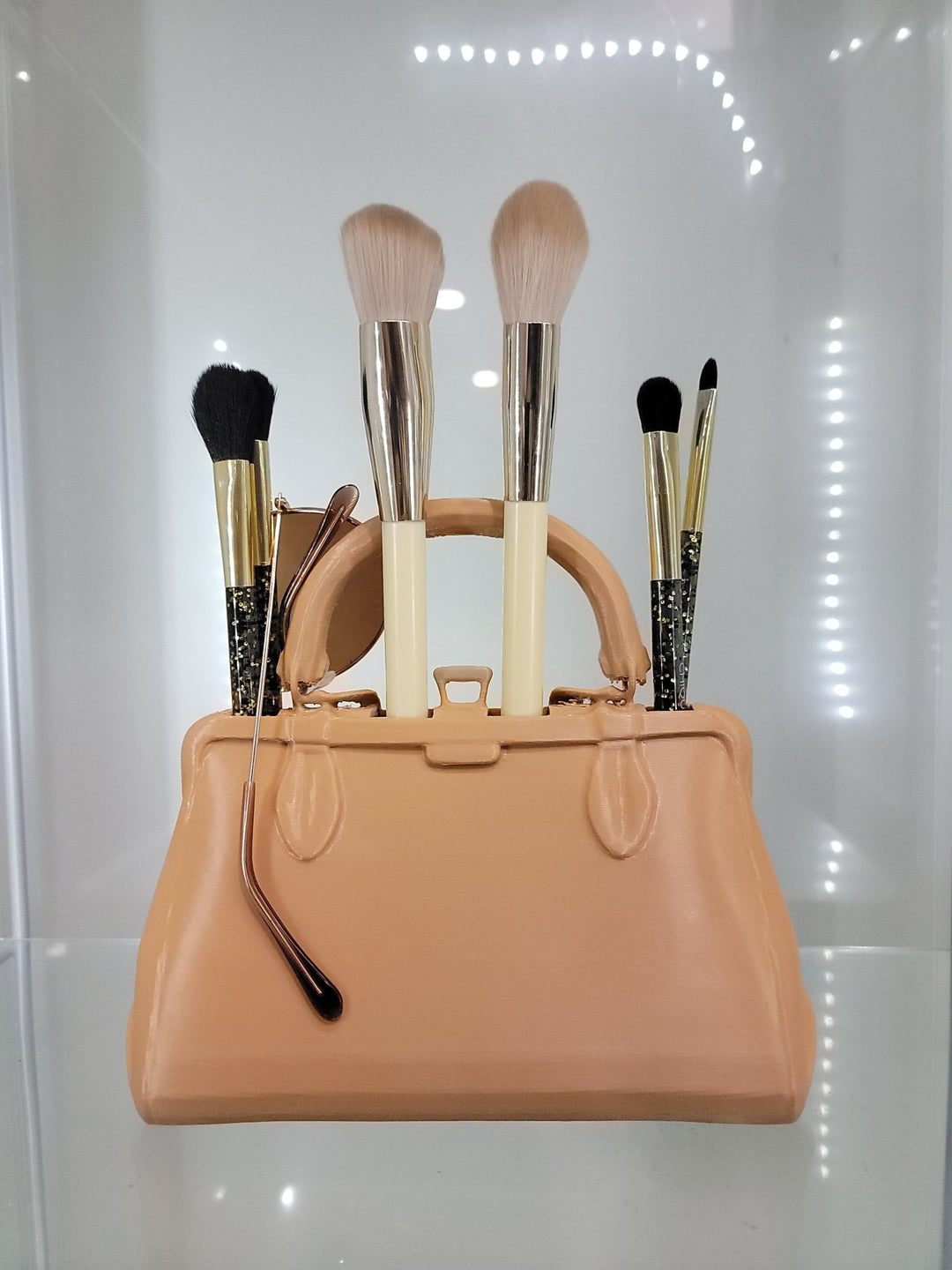 Luxury Handbag Vanity & Home Decor Makeup Organizer and Brush Holder - JDColFashion