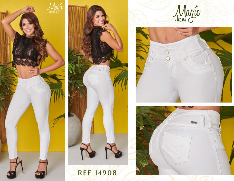 Magic Jeans 14908 100% Authentic Colombian Push Up Jeans - JDColFashion