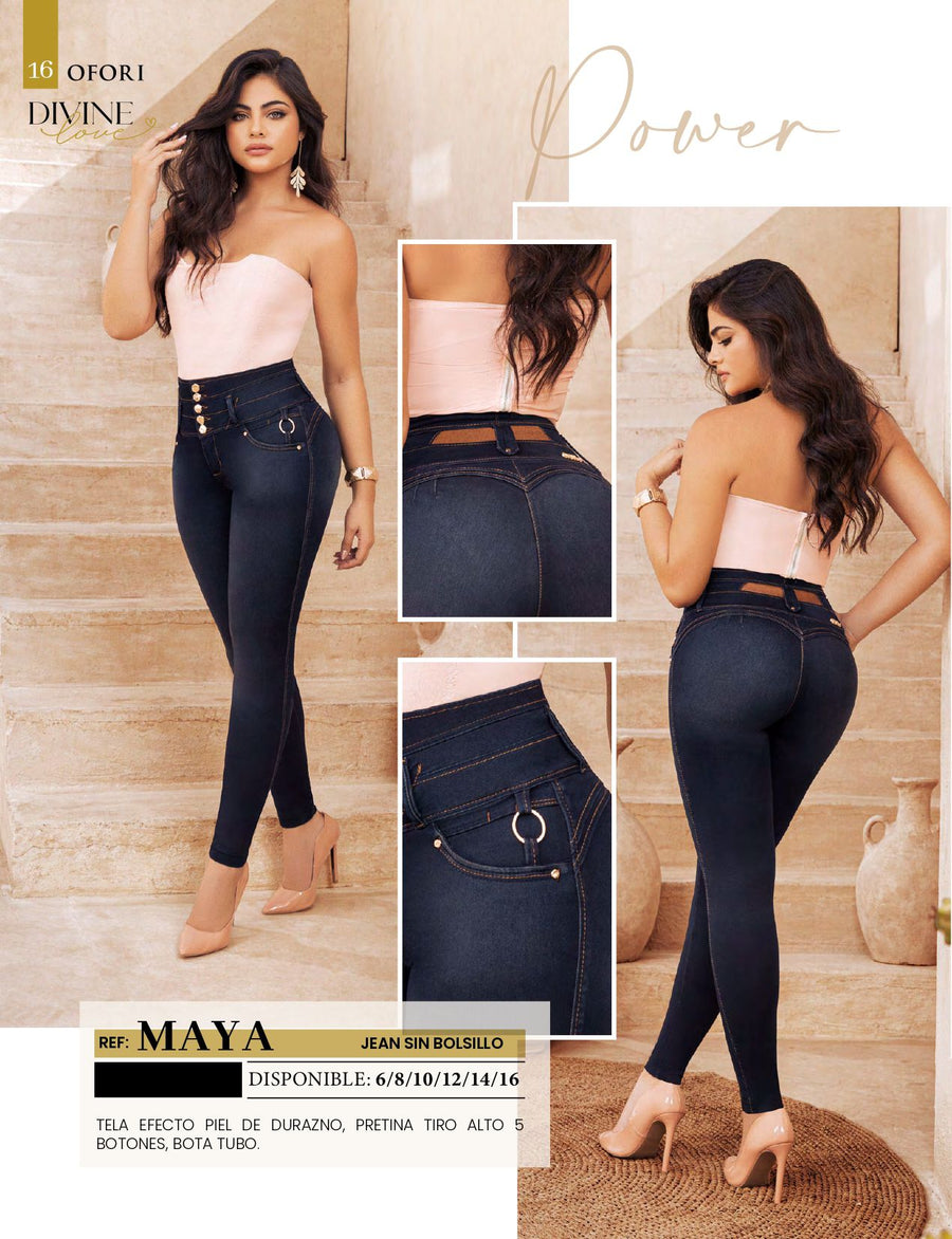 Maya 100% Authentic Colombian Push Up Jeans - JDColFashion