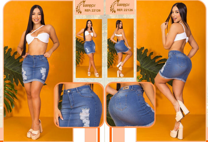 Muranos 22126 100% Authentic Colombian Push Up Jeans - JDColFashion