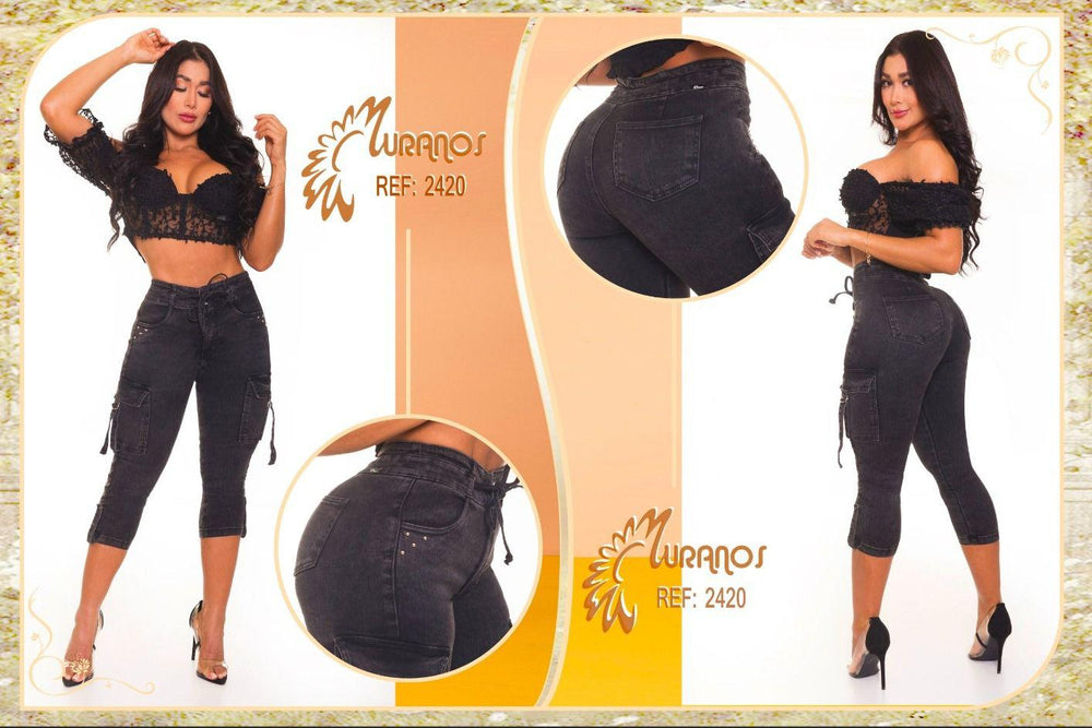 Muranos 2420 100% Authentic Colombian Push Up Jeans - JDColFashion