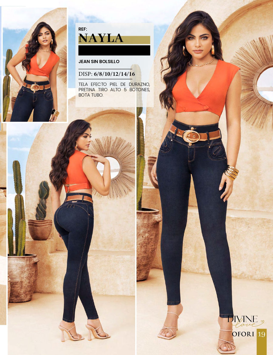 Nayla 100% Authentic Colombian Push Up Jeans - JDColFashion
