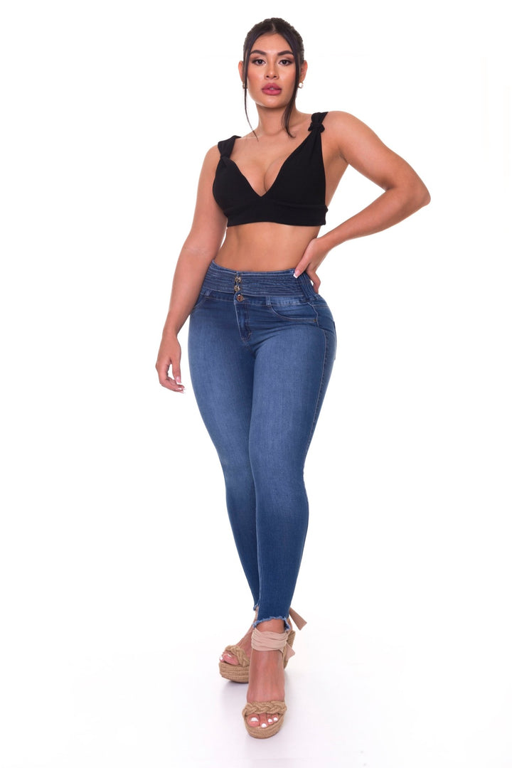 Pasion P2263 100% Authentic Colombian Push Up Jeans - JDColFashion