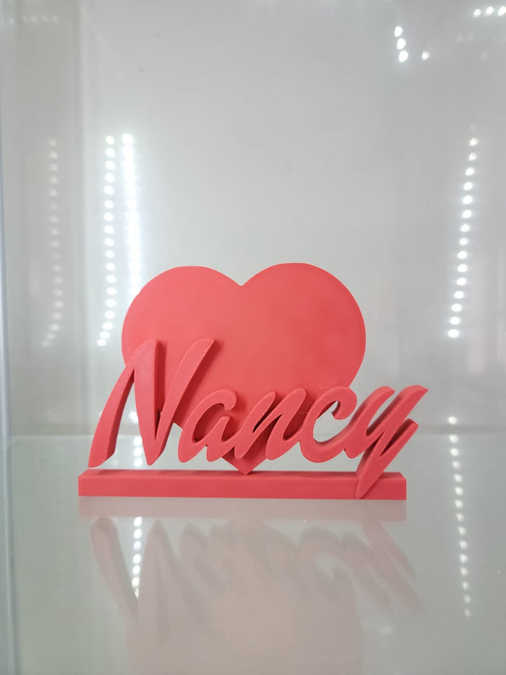 Personalized Name Heart Decor - JDColFashion