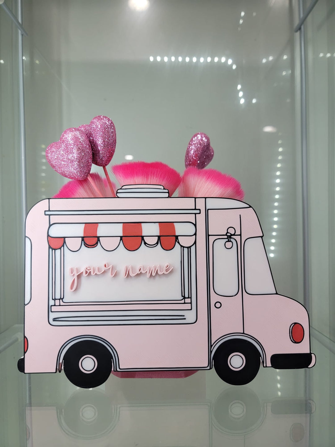 Personalized Pink Food Truck Organizer - Glam Decor - JDColFashion