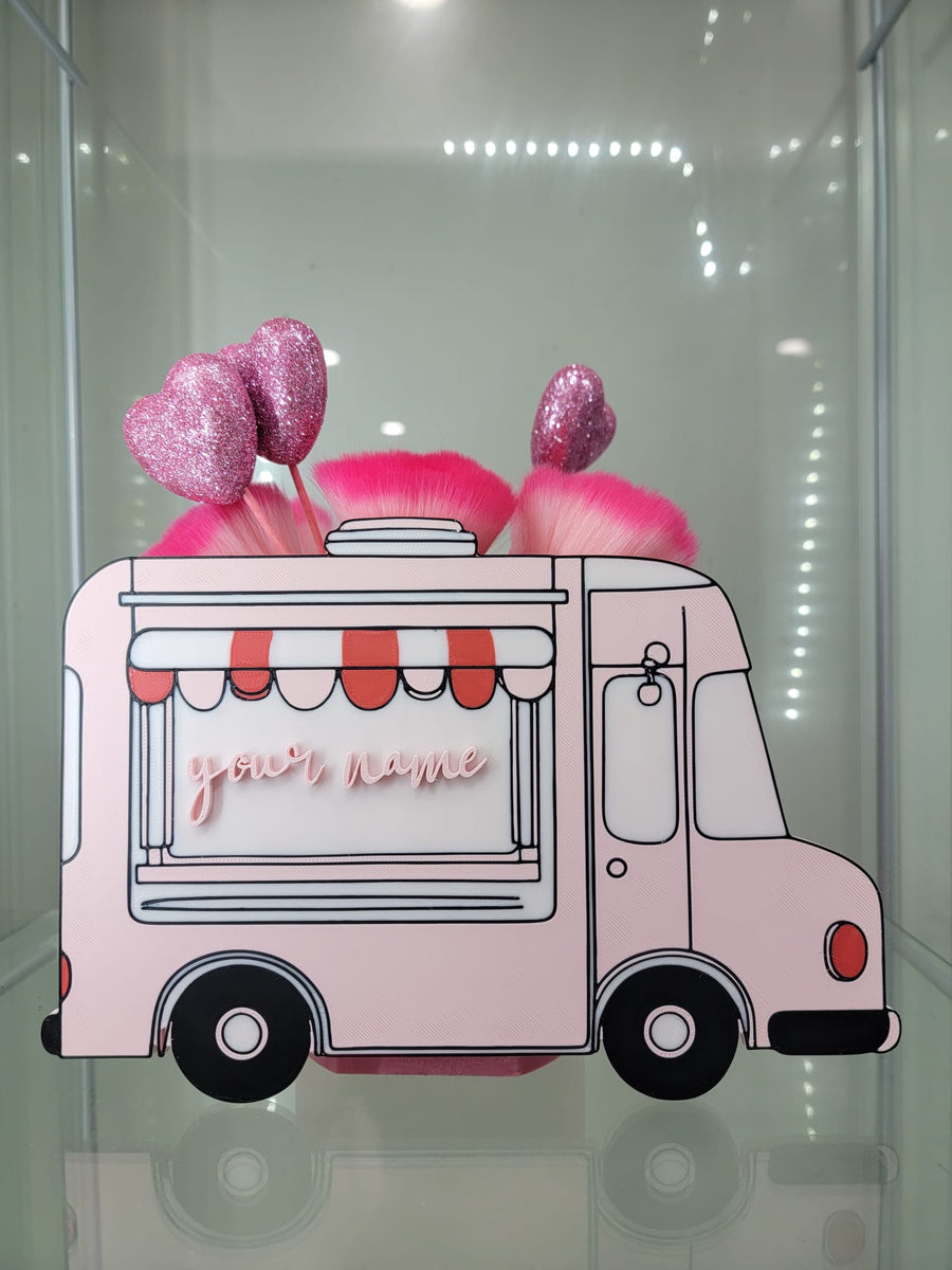 Personalized Pink Food Truck Organizer - Glam Decor - JDColFashion