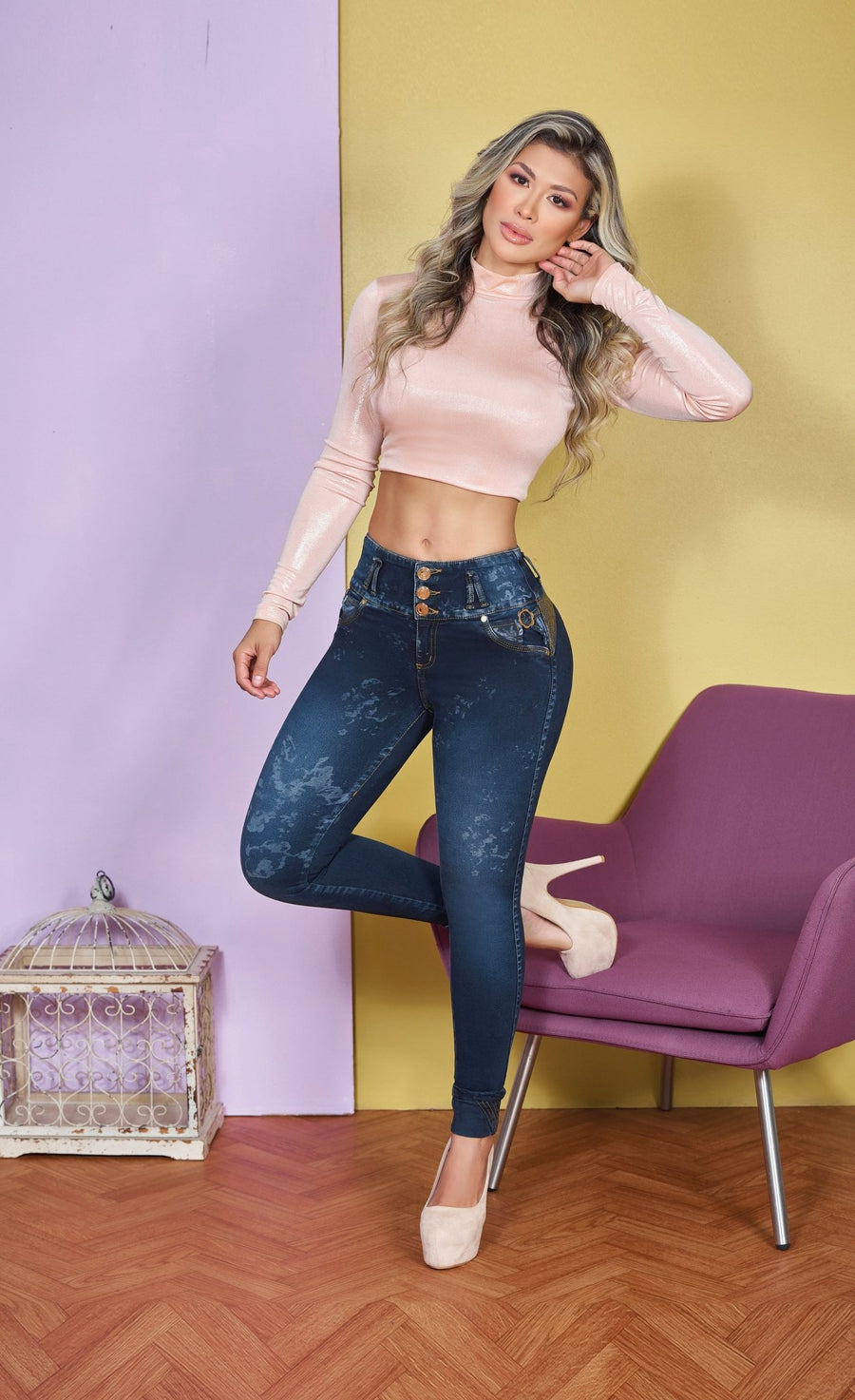 Posesion 13855 100% Authentic Colombian Push Up Jeans - JDColFashion