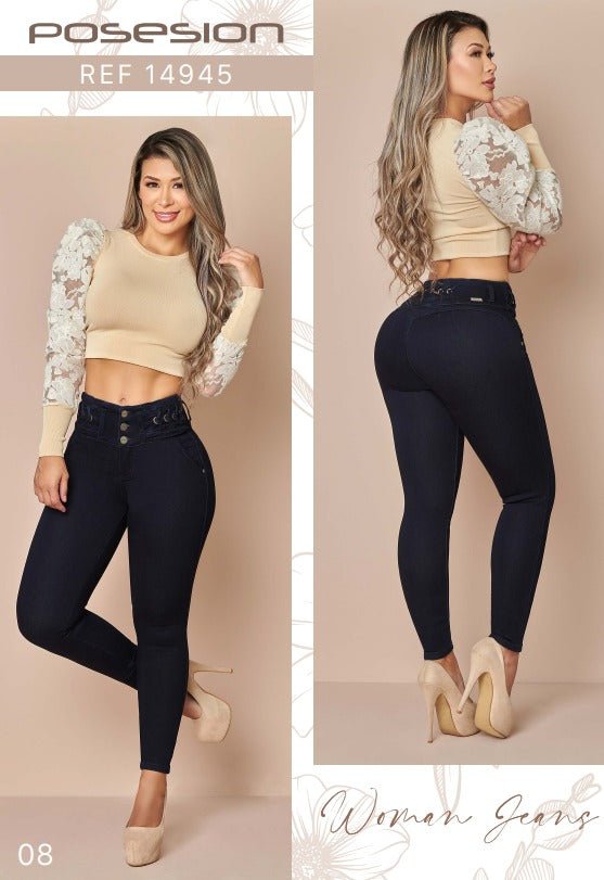 Posesion 14945 100% Authentic Colombian Push Up Jeans - JDColFashion