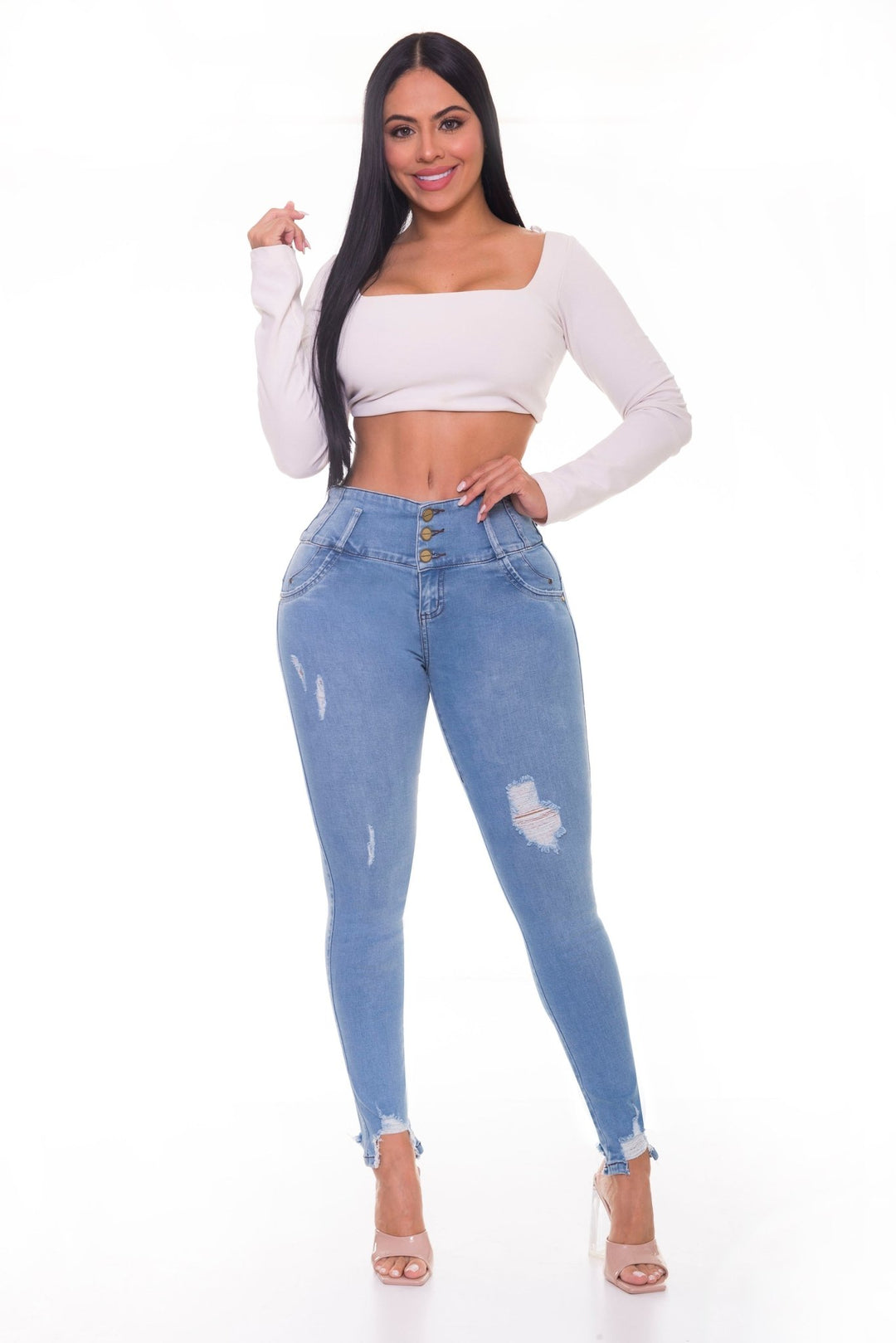 Posesion 14949 100% Authentic Colombian Push Up Jeans - JDColFashion